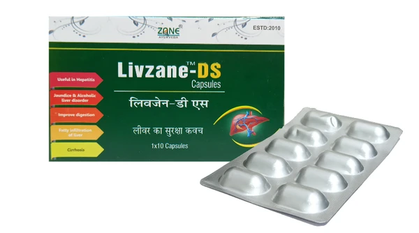 ZANE AYURVEDA LIVZANE DS CAP 1*10 CAP PACK